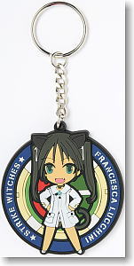 Strike Witches Rubber Key Ring Francesca Lucchini (Anime Toy)