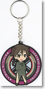 Strike Witches Rubber Key Ring Gertrud Barkhorn (Anime Toy)