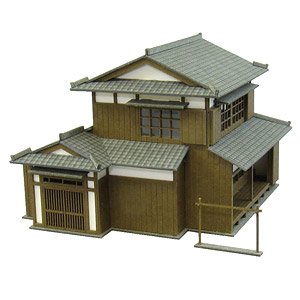 [Miniatuart] Good Old Diorama Series : Private House B (Unassembled Kit) (Model Train)