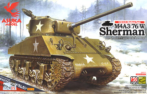 アメリカ中戦車 M4A3(76)W シャーマン (プラモデル)