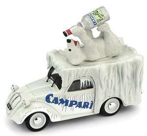 フィアット 500 1950 CAMPARI (ミニカー)