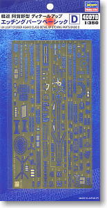 Detail Up Photo-Etched Parts Basic D for IJN Light Cruiser Agano (Plastic model)