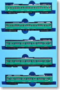 103系0・1000番台 常磐線・エメラルドグリーン (付属・5両セット) (鉄道模型)