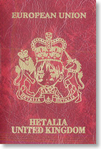 Hetalia Passport Notepad (Britain) (Anime Toy)