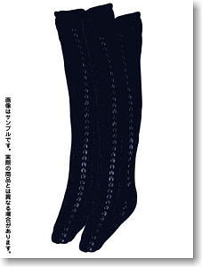 Cotton Modal Kneelength Socks (Navy Blue) (Fashion Doll)