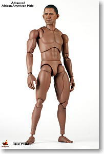 Hot Toys TrueType - 1/6 Scale Action Figure Body: Advanced - African American Male
