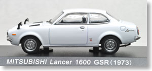 三菱 ランサー 1600GSR (1973) (ホワイト) (ミニカー)