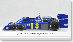ティレル P34 1976年 日本GP J.Scheckter (No.3) (ミニカー)