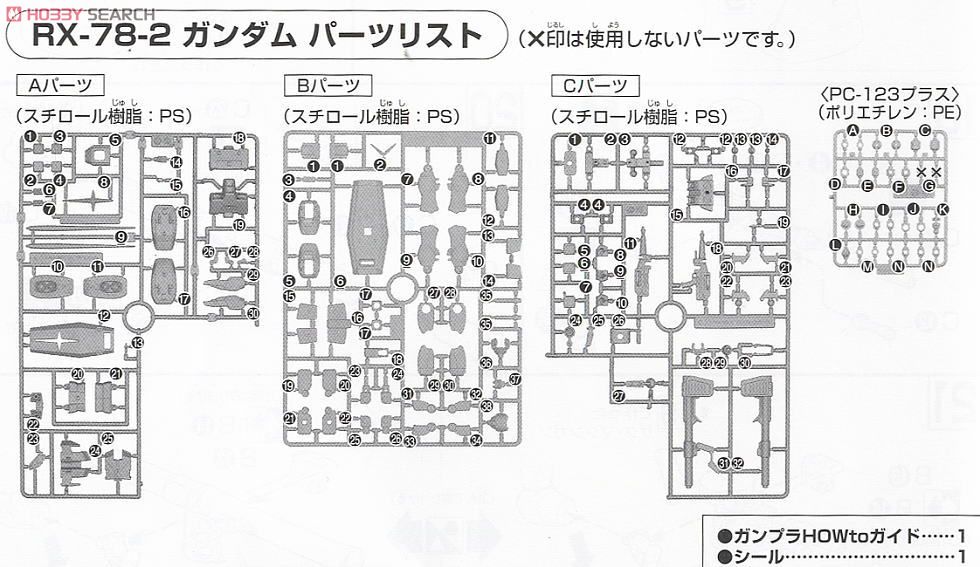 ガンプラスターターセット (HGUC) (ガンプラ) 設計図9