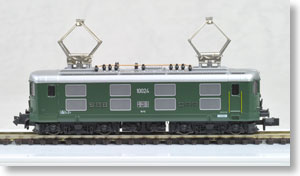 SBB CFF Re4/4 I Pendelzugversion 前面ドア付 (緑) No.10024 ★外国形モデル (鉄道模型)