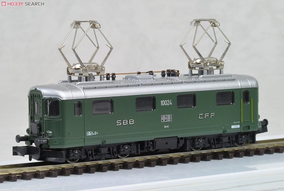 SBB CFF Re4/4 I Pendelzugversion 前面ドア付 (緑) No.10024 ★外国形モデル (鉄道模型) 商品画像3