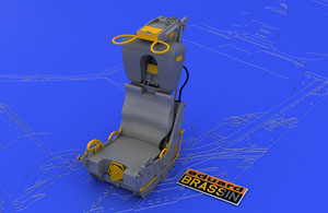 F-4C/D/E/F/G Phantom II Ejection Seat (for Hasegawa) (Plastic model)