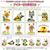 Monster Hunter Trading Mascot Friends of Airou Village 8 pieces (PVC Figure) Item picture2