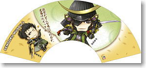 Samurai Warriors 3 Mini Chara Folding Fan Date Masamune & Saika Magoichi (Anime Toy)