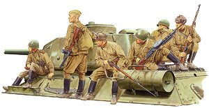 Soviet Infantry Tank Riders (Plastic model)