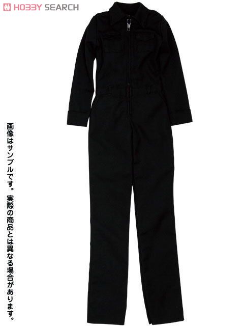 Coverall for 60cm Doll (Black) (Fashion Doll) Item picture1