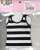 Tank Top for 60cm Doll (White & Black Border) (Fashion Doll) Item picture2