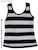 Tank Top for 60cm Doll (White & Black Border) (Fashion Doll) Item picture1