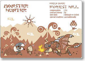 Monster Hunter 2D Sheet (Volcano) (Anime Toy)