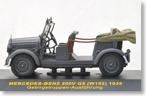 メルセデス・ベンツ 200V G5 (W152) 1938 「Gebirgstruppen-Ausfuhrung」 (ミニカー)