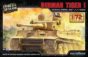 WW.II ドイツ軍 ティーガーI初期型 第504重戦車大隊 1943年 春 チュニジア (プラモデル)