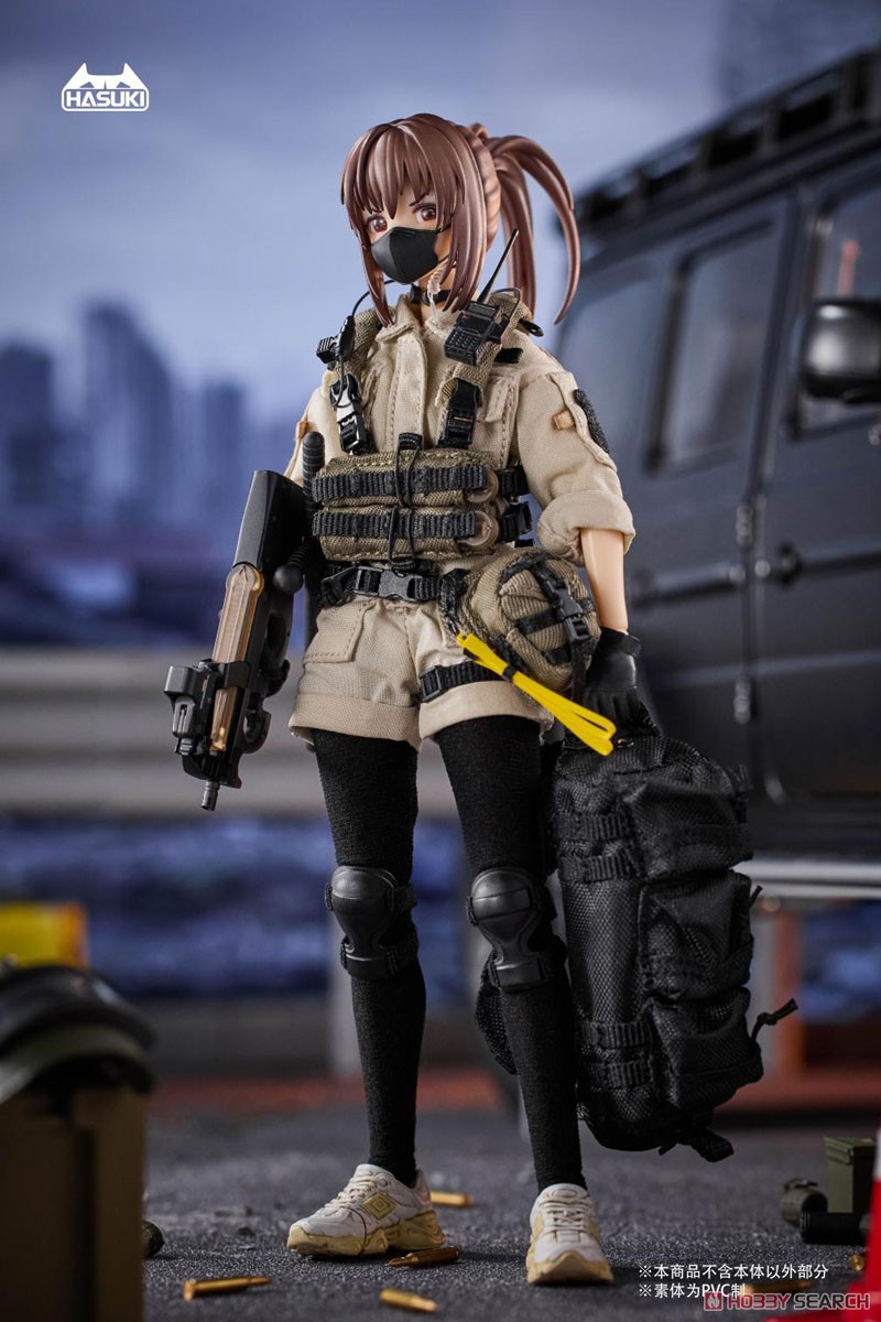 CS015 1/12スケール可動フィギュア用 タクティカルショルダーバッグ (ドール) その他の画像1