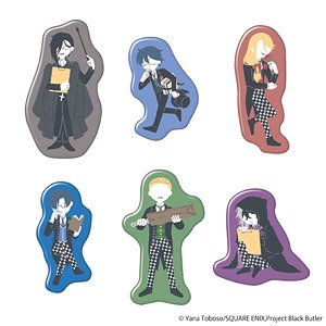 Black Butler -Public School Arc- Pins Collection Yuru-Palette (Set of 6) (Anime Toy)
