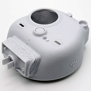 75mm low bustle turret with T6 `surfizer` attachements (Plastic model)