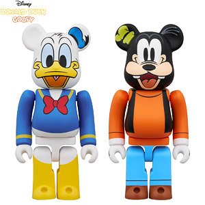BE@RBRICK DONALD DUCK & GOOFY 2PCS SET (完成品)