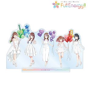 i☆Ris the Movie - Full Energy!! - 描き下ろし 集合 ホワイトワンピースver. BIGアクリルスタンド (キャラクターグッズ)