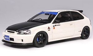 Honda Civic Type R (EK9) Spoon Championship White (Diecast Car)