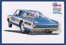 1966 プリムス バラクーダ ヘミ・ハスラー ファニーカー (プラモデル)