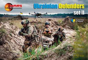 Ukrainian Defenders Part 2 (40 Figures / 8 Poses) (Plastic model)