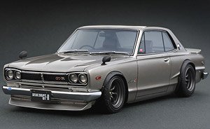 Nissan Skyline 2000 GT-R (KPGC10) Silver (ミニカー)