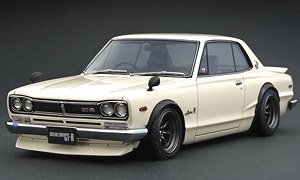 Nissan Skyline 2000 GT-R (KPGC10) White (ミニカー)