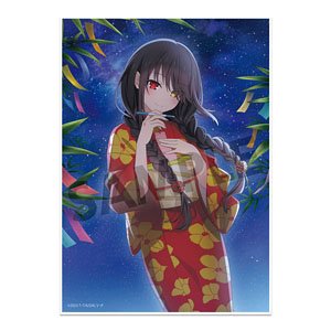 Date A Live V A6 Visual Acrylic Plate Kurumi Tokisaki Yukata Ver. (Anime Toy)