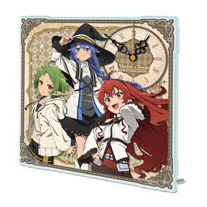Mushoku Tensei II: Jobless Reincarnation Acrylic Table Clock (Anime Toy)