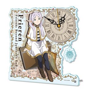 Frieren: Beyond Journey`s End Acrylic Table Clock [A] (Anime Toy)