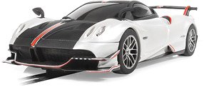 パガーニ ウアイラ BC ロードスター メタリックパールホワイト (スロットカー) (ミニカー)