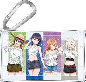 ラブライブ！虹ヶ咲学園スクールアイドル同好会 カラビナ付きクリアケース 3年生 (キャラクターグッズ)