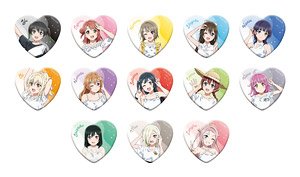 ラブライブ！虹ヶ咲学園スクールアイドル同好会 ハート形キャラバッジコレクション (13個セット) (キャラクターグッズ)