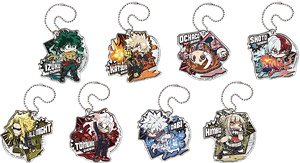 僕のヒーローアカデミアでふぉめ 決戦！ アクリルキーホルダー (8個セット) (キャラクターグッズ)