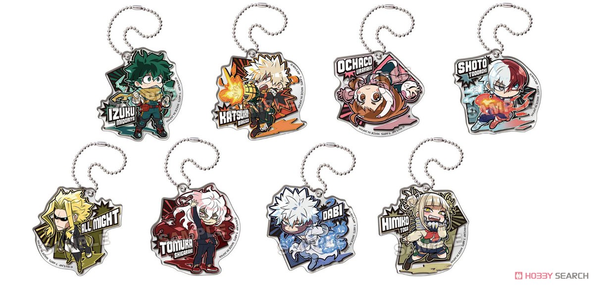 僕のヒーローアカデミアでふぉめ 決戦！ アクリルキーホルダー (8個セット) (キャラクターグッズ) 商品画像1