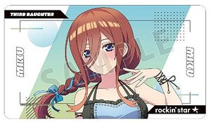 五等分の花嫁∽ rockin`starコラボ 描き下ろし 中野三玖 ロックアイドルver. マルチデスクマット (カードサプライ)