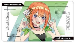 五等分の花嫁∽ rockin`starコラボ 描き下ろし 中野四葉 ロックアイドルver. マルチデスクマット (カードサプライ)