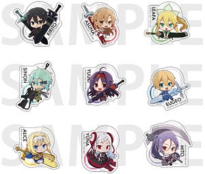「ソードアート・オンライン」 ダイカットステッカーセット デフォルメ (キャラクターグッズ)