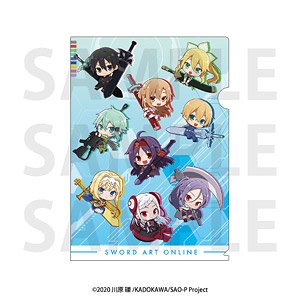 「ソードアート・オンライン」 クリアファイル デフォルメ (キャラクターグッズ)