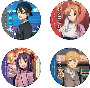 「ソードアート・オンライン」 トレーディング缶バッジ (4個セット) (キャラクターグッズ)