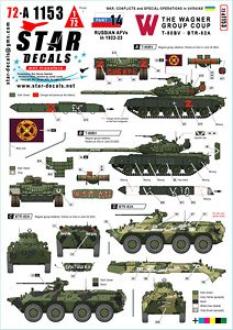 War in Ukraine # 14. The Wagner Group Coup in 2023. T-80BV and BTR-82A. (Plastic model)