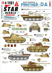 Panther Ausf D and A. Baltic Offensive # 2. SS-Nordland, GD and 5. Pz.Div. in 1944-45. Baltic states-Narwa-Courland-Konigsberg-East Preussia. (Plastic model)